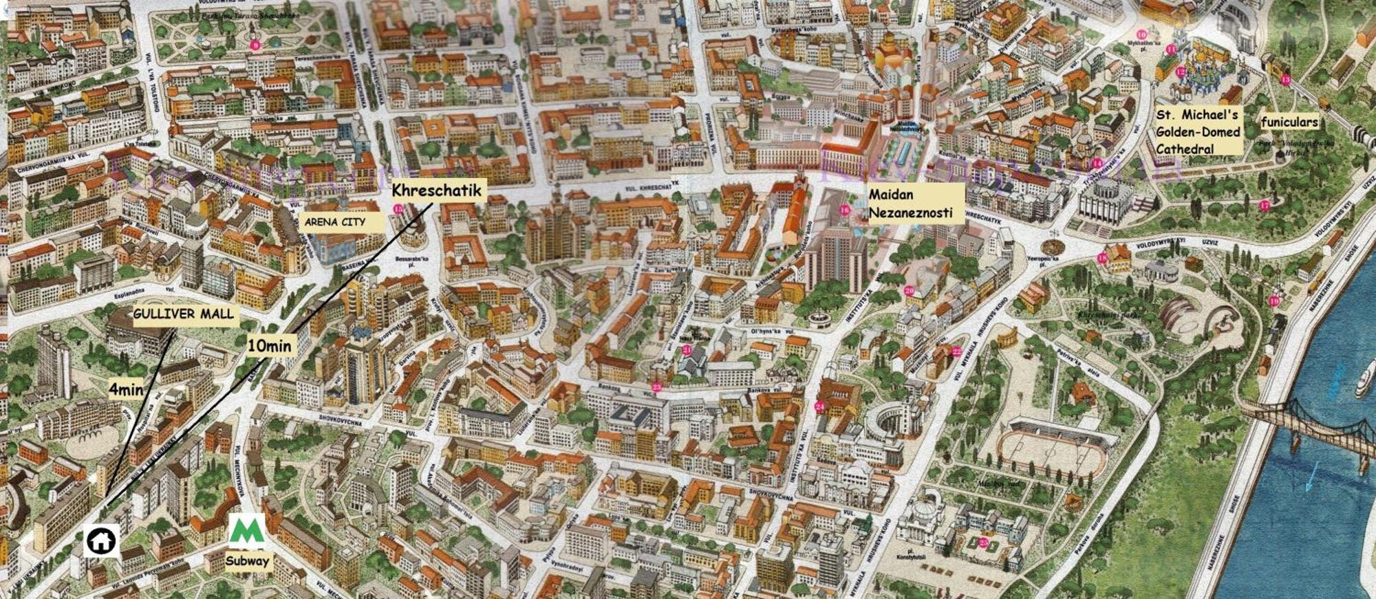 KyivHome near Arena&Khreschatyk Exterior foto